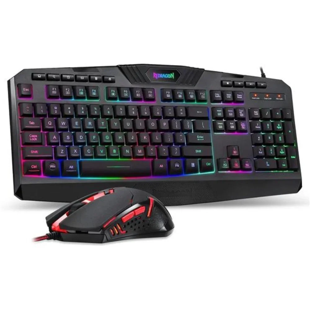 Gaming Keyboard, M601 Mouse, RGB Backlit Gaming Keyboard, Programmable Backlit